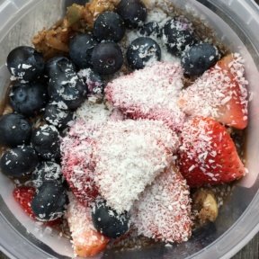 Gluten-free acai bowl from Indie Fresh